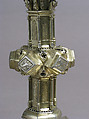Ostensory, Silver, silver-gilt, basse taille enamel,  rock crystal, Italian (?)