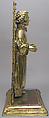 Reliquary of Saint Stephen, silver gilt, copper gilt, semi-precious stones, glass, Mosan