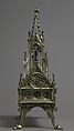 Reliquary Shrine of Saint Barbara, Workshop of Louis Marcy (Luigi Parmeggiani) (Italian, 1860–1945) (?), Silver, Silver-gilt, European