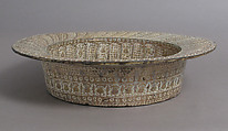 Plate, Tin-glazed earthenware, Spanish