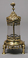 Reliquary, Silver gilt, rock crystal, and pearl, Hungarian