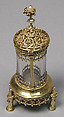 Reliquary, Silver gilt, rock crystal, and pearl, Hungarian