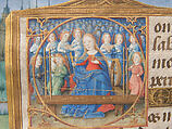 The Annunciation from the Hours of Charles of France, Master of Charles of France (French, active ca. 1450–75), Tempera, ink, and gold on parchment, French