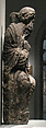 Sculpture of Moses with Tablets of the Law, Limestone, polychromy, French
