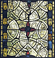 Grisaille Panel, White glass, pot-metal glass, and vitreous paint, French