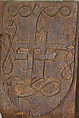 Architectural Support with Quarreling Figures, Oak, French