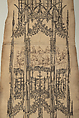 Design for a Monumental Sacrament House, Lorenz Lechler and Workshop (German, born ca. 1460–ca. 1538), Pen and two types of ink (carbon black and iron gall) over blind ruling, 17th-century inscription in pen and ink, on parchment, German