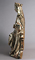 Enthroned Virgin, Limewood with gesso, paint and gilding, Austrian
