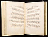 Gospel Book, Ink and opaque watercolor on parchment; modern leather binding, Carolingian