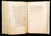 Gospel Book, Ink and opaque watercolor on parchment; modern leather binding, Carolingian