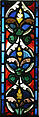 Two Sections of a Border, Rémois Atelier (French, active Reims, late 12th–early 13th century), Pot-metal glass and vitreous paint, French