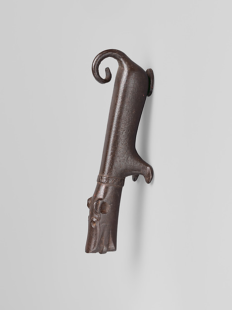 Door knocker in the shape of a small dog by an unrecorded maker, The Metropolitan Museum of Art