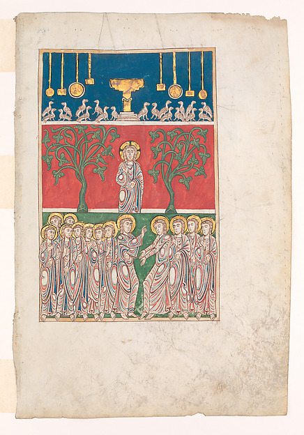 Leaf from a Beatus Manuscript: the Opening of the Fifth Seal by an unrecorded maker, The Metropolitan Museum of Art