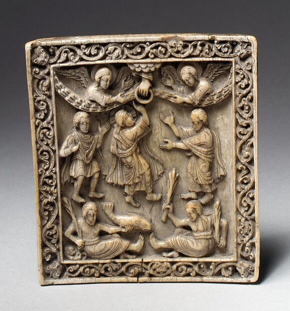 Plaque with the Ascension by Anonymous