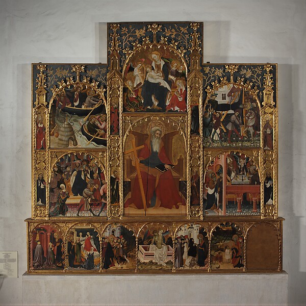 Retable with Scenes from the Life of Saint Andrew by Master of Roussillon