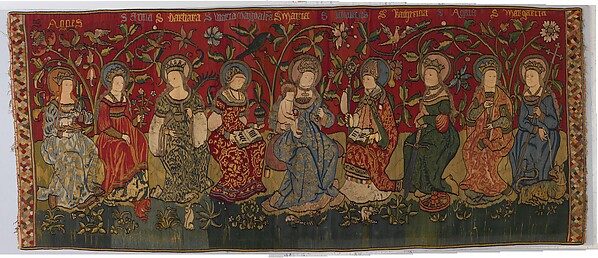 Madonna with Eight Saints by Anonymous