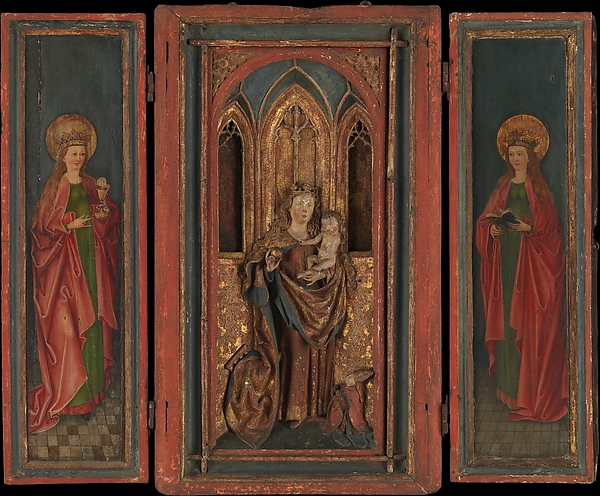 Altar Shrine with Madonna and Child with Donor