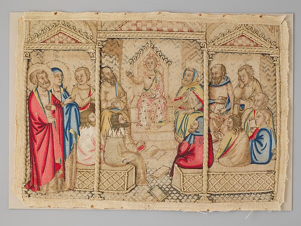 Christ  Among the Doctors by Workshop of Geri Lapi