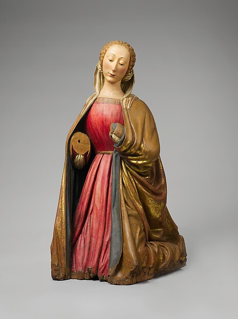 Kneeling Virgin by Paolo Aquilano