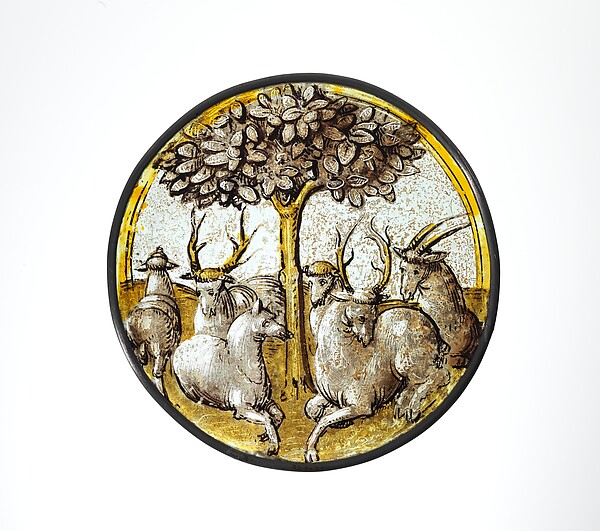 Roundel with Pastoral Scene, 1475–1500