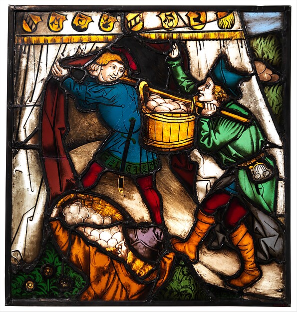 Storing up Manna by Friedrich Brunner