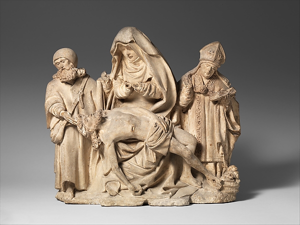 Pietà with Saint Nicholas and Saint James the Great by Anonymous