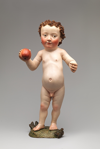 Christ Child with an Apple by Michel Erhart