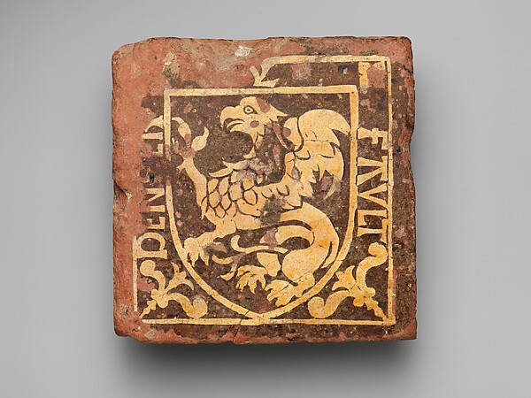 Tile with Griffin by an unrecorded maker, The Metropolitan Museum of Art