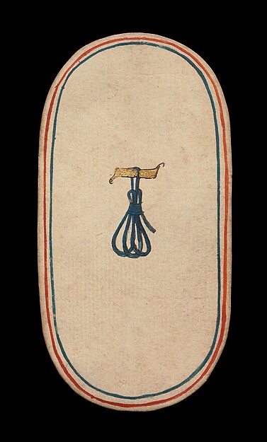 1 of Tethers, from The Cloisters Playing Cards by an unrecorded maker, The Metropolitan Museum of Art