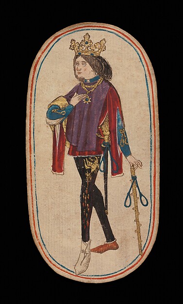 King of Nooses, from The Cloisters Playing Cards by an unrecorded maker, The Metropolitan Museum of Art