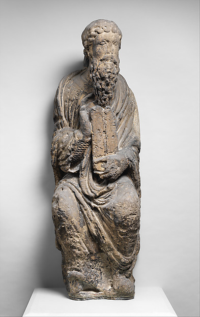 Sculpture of Moses with Tablets of the Law by Anonymous