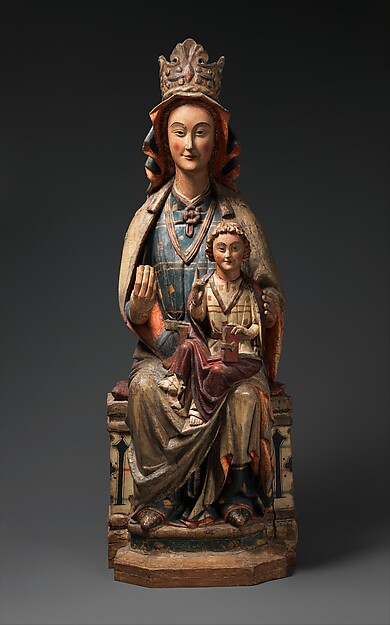 Enthroned Virgin and Child by Anonymous
