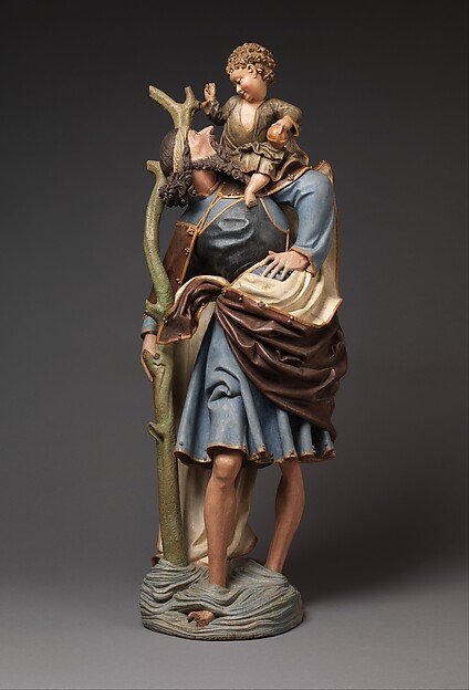 Saint Christopher Carrying Christ by Anonymous