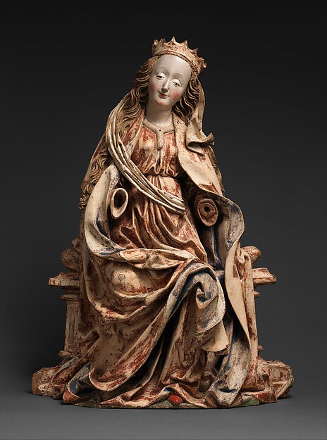 Enthroned Virgin by Anonymous