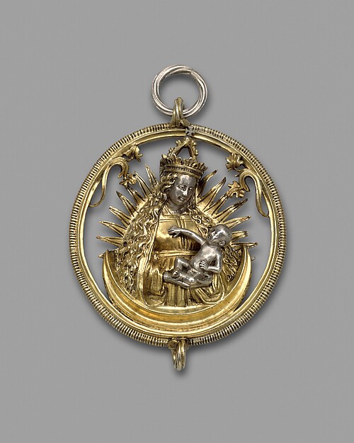 Pendant with Virgin and Child by Anonymous