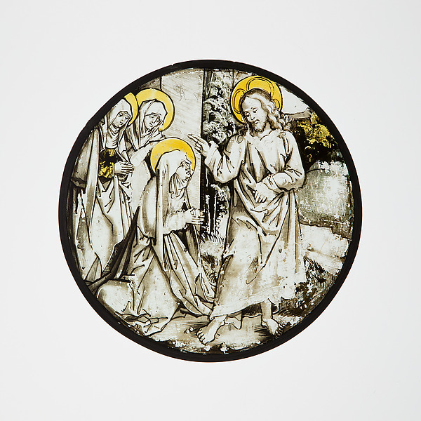 Roundel with Christ Taking Leave of His Mother by Hans Schäufelein