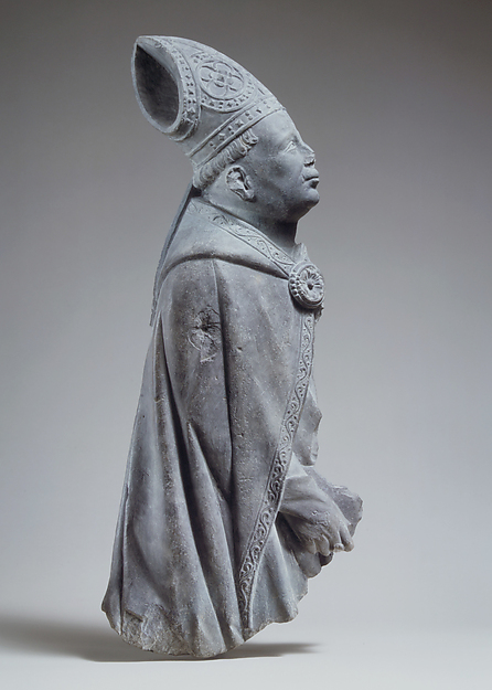 Unknown artist, Relief of a Bishop