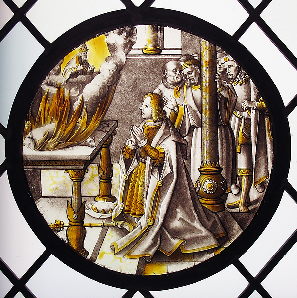 Roundel with Sacrifice in the Temple, ca. 1515–25