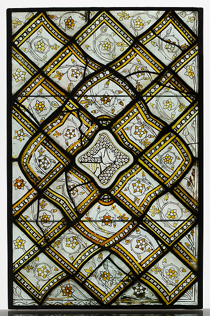 Panels of Grisaille Glass with Grotesques by an unrecorded maker, The Metropolitan Museum of Art