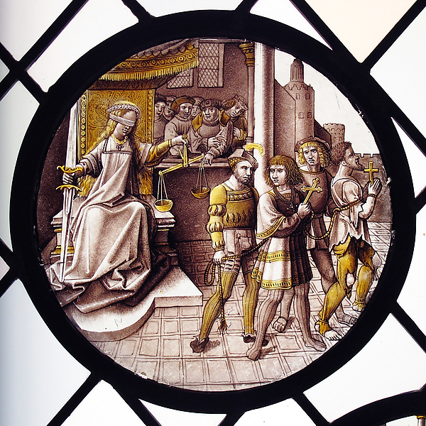 Roundel with Justice