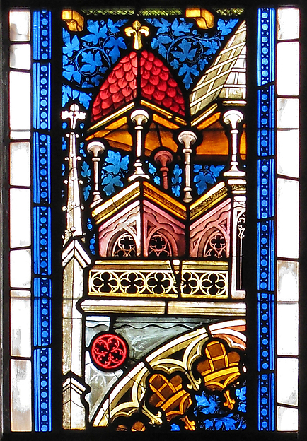 Architectural canopy, ca. 1390