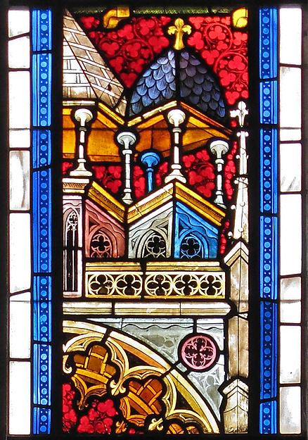 Architectural canopy, ca. 1390