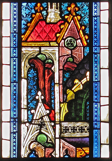 Architectural canopy, ca. 1390