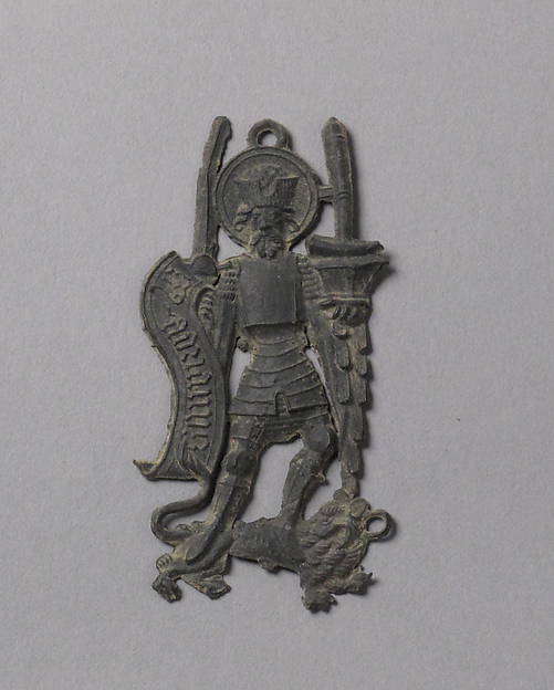 Pilgrim's Badge representing Saint Adrian by an unrecorded maker, The Metropolitan Museum of Art