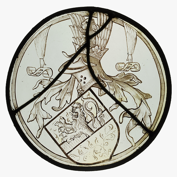 Roundel with Coat of Arms by an unrecorded maker, The Metropolitan Museum of Art
