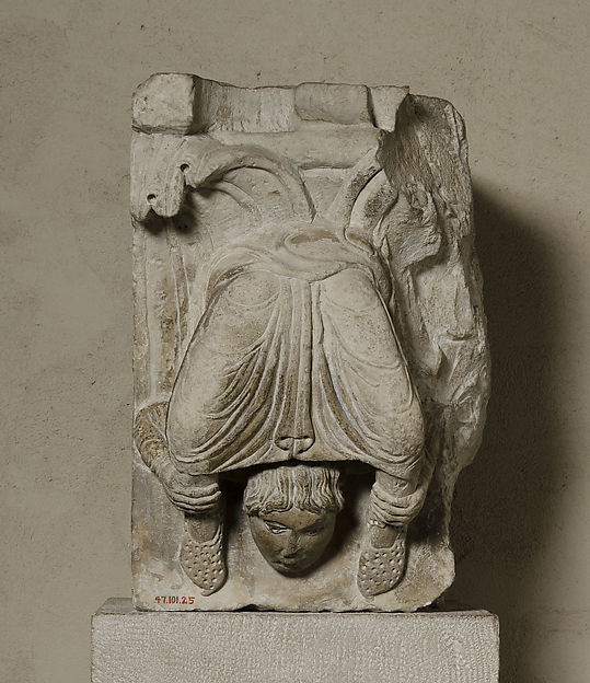 Portion of a Pilaster with an Acrobat by an unrecorded maker, The Metropolitan Museum of Art