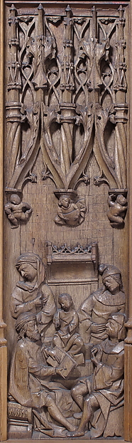 Panel with Christ Among the Doctors by Anonymous