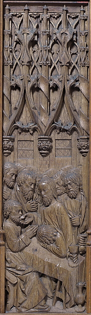 Panel with the Last Supper by Anonymous