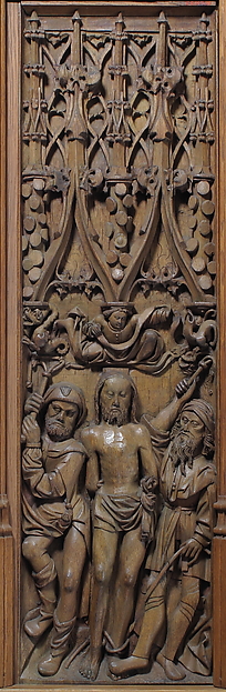 Panel with the Scourging of Christ, ca. 1500