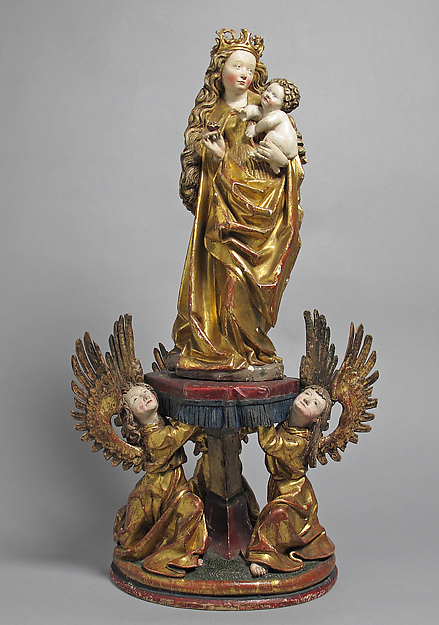 Virgin and Child Supported by Angels by Anonymous